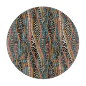 Abstraktes Muster in der ethnischen Art Schneidebrett (Vorderseite)