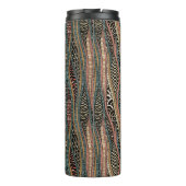 Abstraktes Muster in der ethnischen Art Thermosbecher (Rückseite)