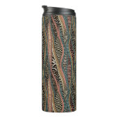Abstraktes Muster in der ethnischen Art Thermosbecher (Nach rechts gedreht)