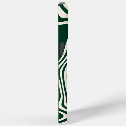 Abstraktes Muster in der grünen Wirbelsäule Case-Mate iPhone Hülle (Rückseite / Rechts)