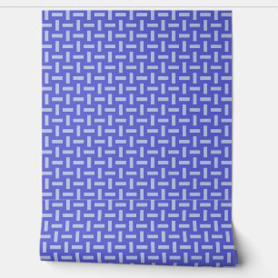 Abstraktes Muster in modernen Blue Cubes Tapete