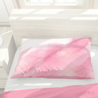 Abstraktes Muster in rosa Flüssig-Marmor