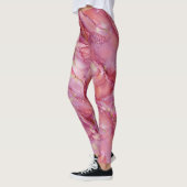 Abstraktes Muster in Rose Leggings (Links)