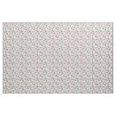 Abstraktes Muster in Schwarz und Rot Stoff (Yard (91,4 cm))