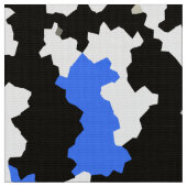 Abstraktes Muster in Weiß-Schwarz Stoff (Nahaufnahme)