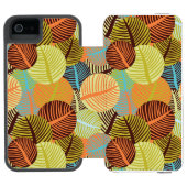 Abstraktes Muster Incipio iPhone Geldbeutel-Hülle (Folio Geöffnet)