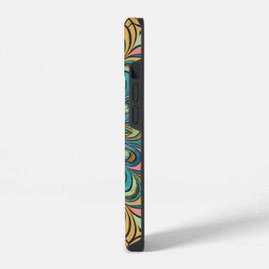 Abstraktes Muster iPhone Hülle (Linke Seite)