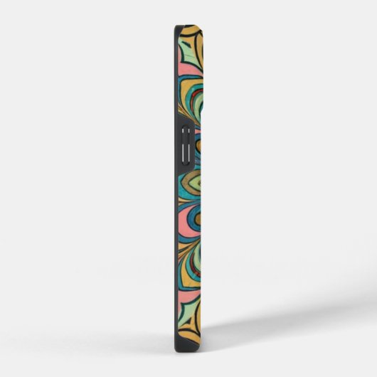 Abstraktes Muster iPhone Hülle (Rechte Seite)