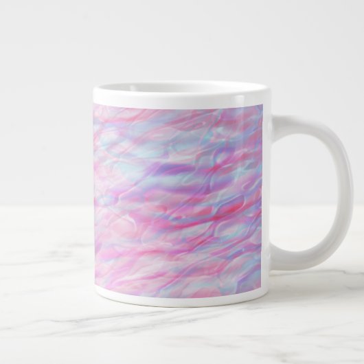 Abstraktes Muster Jumbo-Tasse (Rechts)