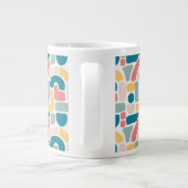 Abstraktes Muster Jumbo-Tasse (Rückseite)