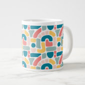 Abstraktes Muster Jumbo-Tasse (Vorderseite Rechts)