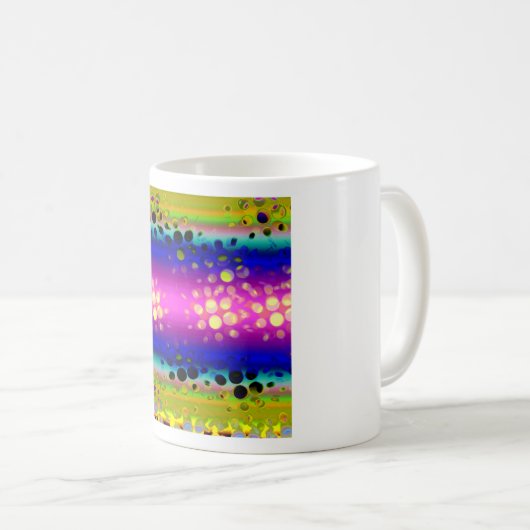 Abstraktes Muster Kaffeetasse (VorderseiteRechts)
