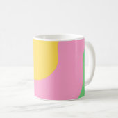 Abstraktes Muster Kaffeetasse (VorderseiteRechts)