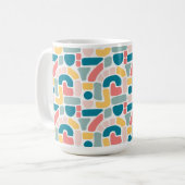 Abstraktes Muster Kaffeetasse (Vorderseite Links)