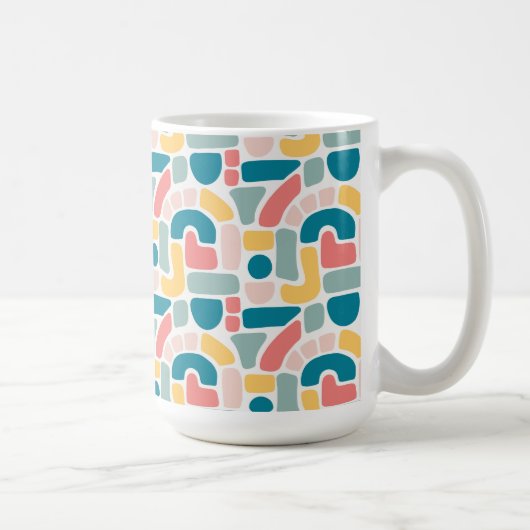 Abstraktes Muster Kaffeetasse (Rechts)