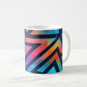 Abstraktes Muster Kaffeetasse (VorderseiteRechts)