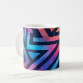 Abstraktes Muster Kaffeetasse (Vorderseite Links)