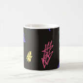 Abstraktes Muster Kaffeetasse (Mittel)
