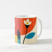 abstraktes Muster Kaffeetasse (VorderseiteRechts)