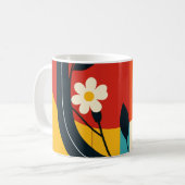 abstraktes Muster Kaffeetasse (Vorderseite Links)