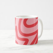 Abstraktes Muster Kaffeetasse (VorderseiteRechts)