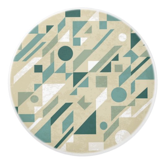 Abstraktes Muster Keramikknauf (Vorderseite)