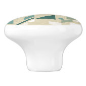 Abstraktes Muster Keramikknauf (Seitenansicht)