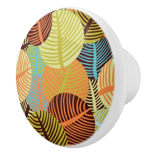 Abstraktes Muster Keramikknauf (Rechts)