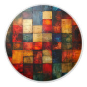 Abstraktes Muster Keramikknauf (Vorderseite)