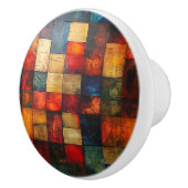 Abstraktes Muster Keramikknauf (Rechts)