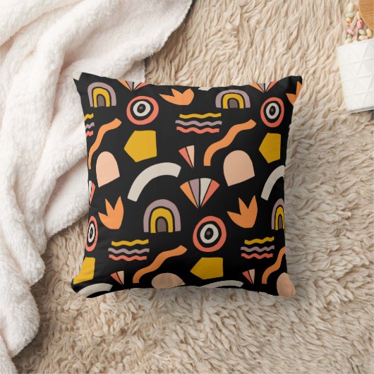 Abstraktes Muster Kissen (Decke)