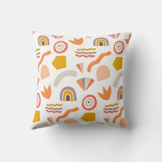 Abstraktes Muster Kissen (Rückseite)