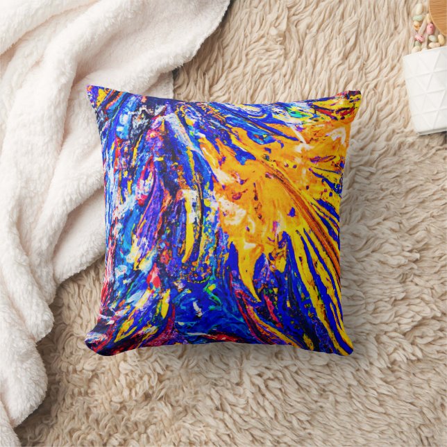 Abstraktes Muster Kissen (Decke)