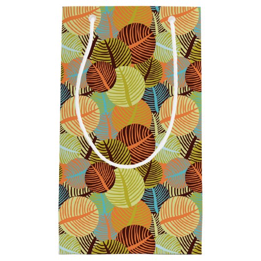 Abstraktes Muster Kleine Geschenktüte (Vorderseite)