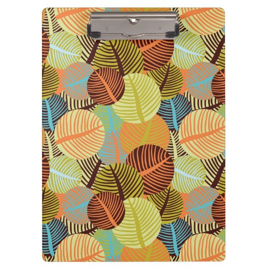 Abstraktes Muster Klemmbrett (Vorderseite)
