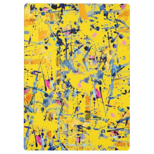 Abstraktes Muster Klemmbrett (Rückseite)