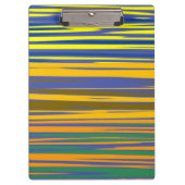 Abstraktes Muster Klemmbrett (Vorderseite)