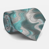 abstraktes Muster Krawatte (Gerollt)