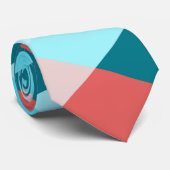 ABSTRAKTES MUSTER KRAWATTE (Gerollt)
