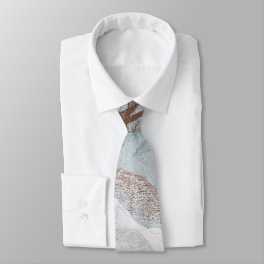 Abstraktes Muster Krawatte (Gebunden)