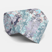 Abstraktes Muster Krawatte (Gerollt)