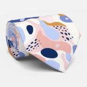 Abstraktes Muster Krawatte (Gerollt)