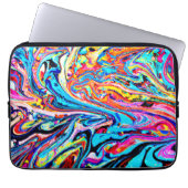 Abstraktes Muster Laptopschutzhülle (Vorderseite)
