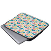 Abstraktes Muster Laptopschutzhülle (Vorne Knopf)