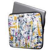 Abstraktes Muster Laptopschutzhülle (Vorderseite Links)