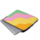 Abstraktes Muster Laptopschutzhülle (Vorne Knopf)