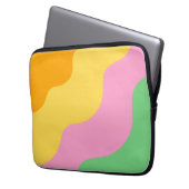 Abstraktes Muster Laptopschutzhülle (Vorderseite Links)