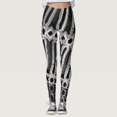 Abstraktes Muster Leggings (Vorderseite)