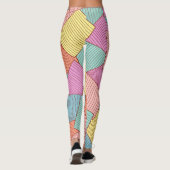 Abstraktes Muster Leggings (Rückseite)