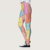 Abstraktes Muster Leggings (Links)